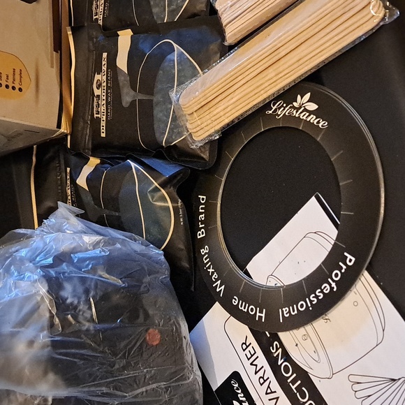 NEW Lifestance Hair Remover Waxing Kit Digital Wax Warmer & 4 Packs Wax Beads - Picture 9 of 10